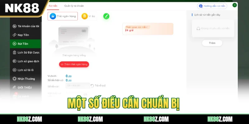Một số điều cần chuẩn bị